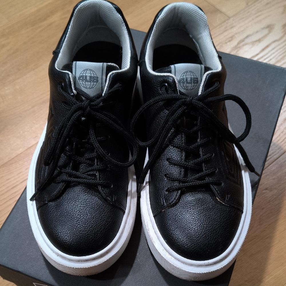 Cesare Paciotti Black and White Sneakers